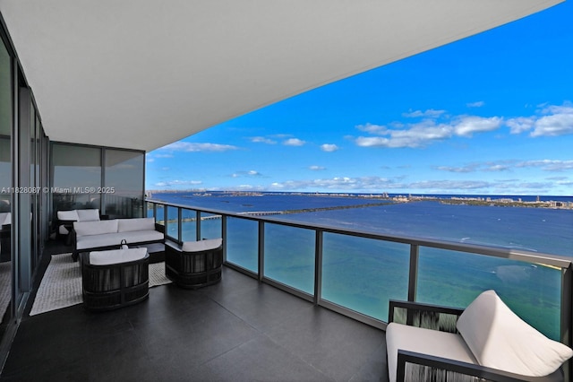 788 NE 23rd St Unit 5401, Miami, FL 33137 - balcony with a water view