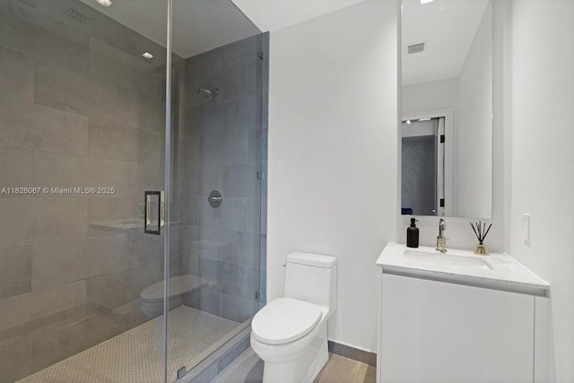 788 NE 23rd St Unit 5401, Miami, FL 33137 - bathroom with vanity and a shower stall