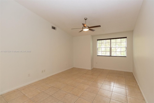 18328 NW 68th Ave Unit P, Hialeah, FL 33015 - unfurnished room with a ceiling fan and light tile patterned flooring