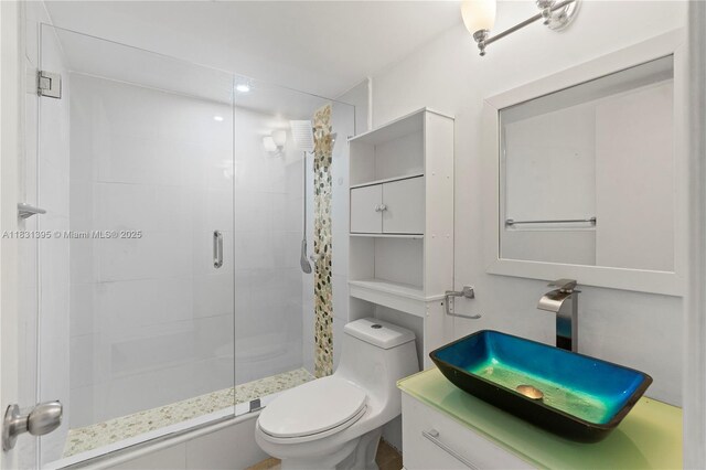 300 SW 134th Way Unit 413E, Pembroke Pines, FL 33027 - bathroom with a shower stall and vanity