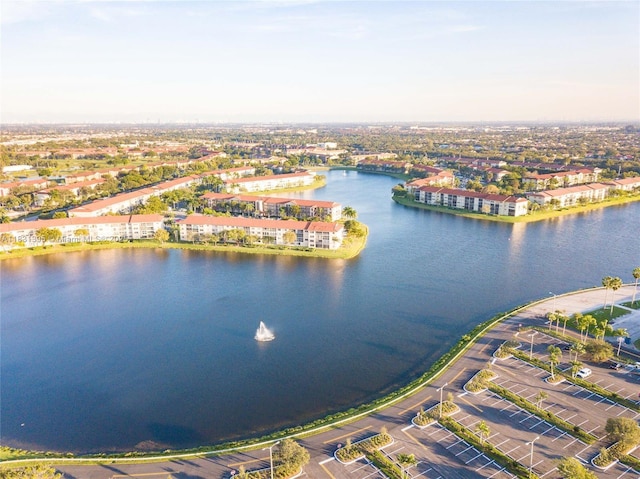300 SW 134th Way Unit 413E, Pembroke Pines, FL 33027 - drone / aerial view of a large body of water