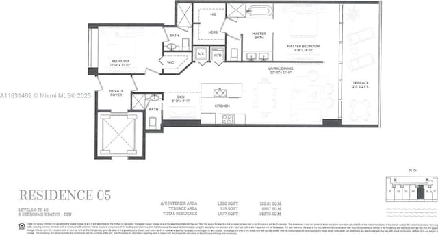 480 NE 31st St Unit 705, Miami, FL 33137 - view of room layout