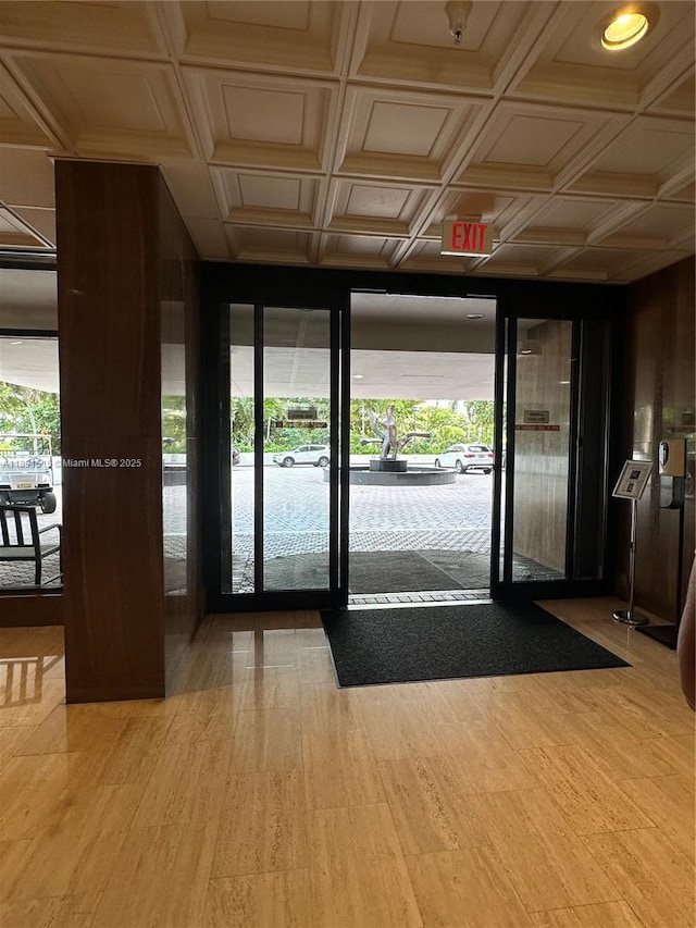 2333 Brickell Ave Unit 901, Miami, FL 33129 - community lobby featuring coffered ceiling