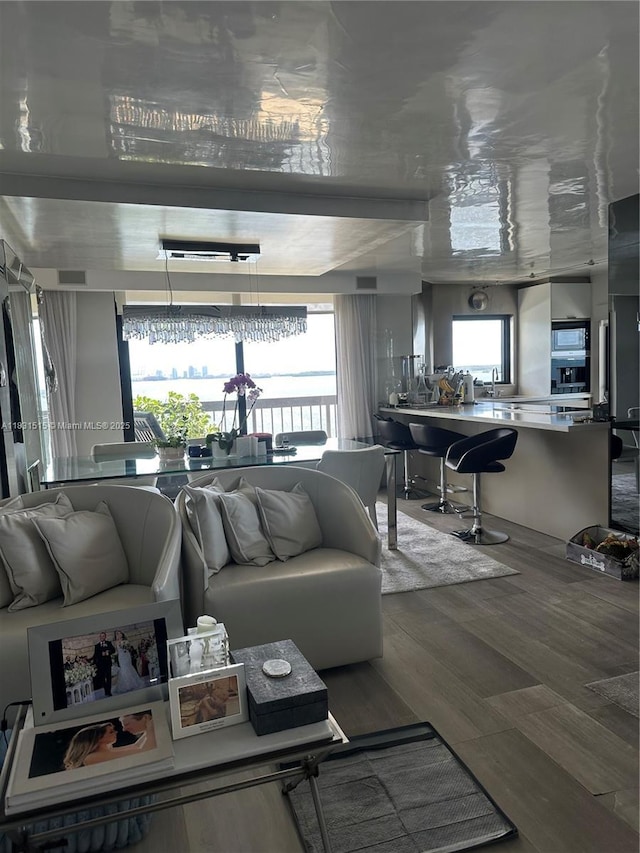 2333 Brickell Ave Unit 901, Miami, FL 33129 - living area featuring wood finished floors