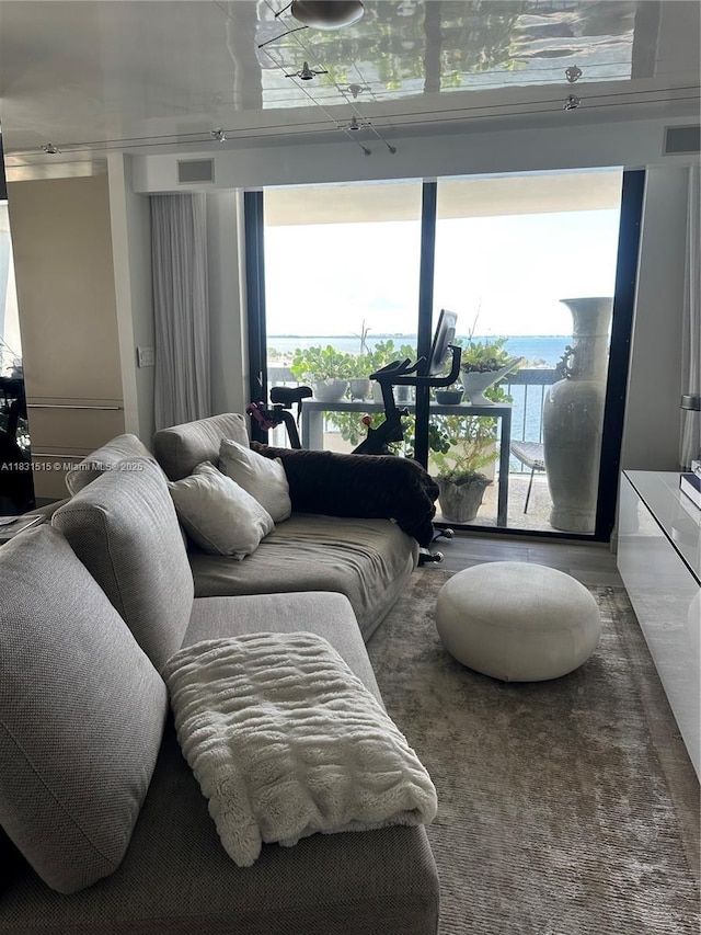 2333 Brickell Ave Unit 901, Miami, FL 33129 - living room with plenty of natural light and a water view