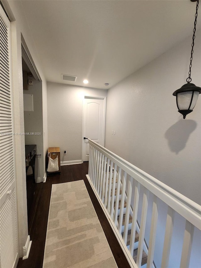 706 SW 147th Ave, Pembroke Pines, FL 33027 - corridor featuring dark wood finished floors and recessed lighting
