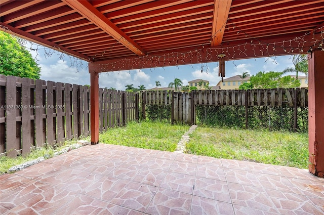 10114 NW 4th Ln Unit 3-12, Miami, FL 33172 - fenced backyard featuring a patio area