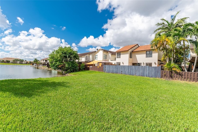 10114 NW 4th Ln Unit 3-12, Miami, FL 33172 - view of yard with a water view