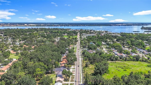 1206 E 27th St, Bradenton, FL 34208 - aerial view of residential area featuring a tree filled landscape and a nearby body of water