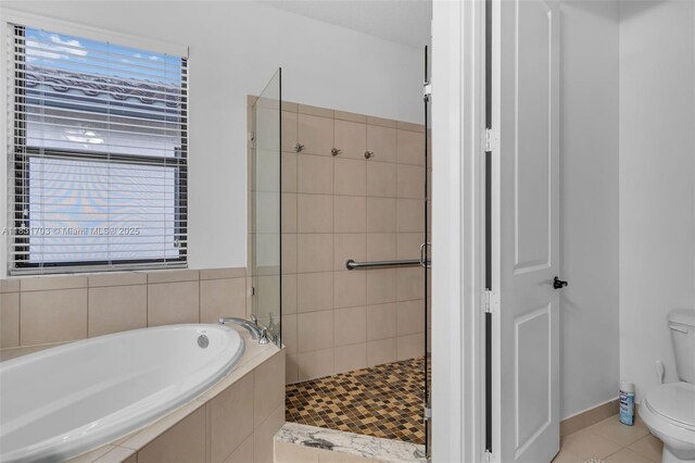 3274 W 96th Pl, Hialeah, FL 33018 - full bath with a bath, a stall shower, and tile patterned flooring