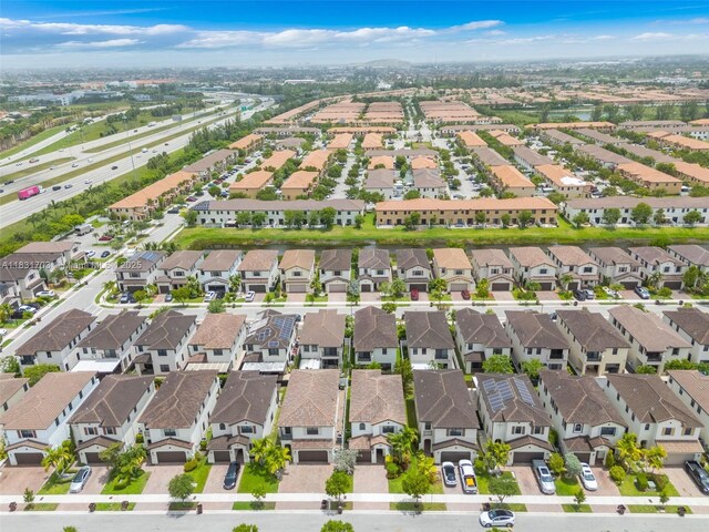 3274 W 96th Pl, Hialeah, FL 33018 - aerial view of property and surrounding area featuring nearby suburban area