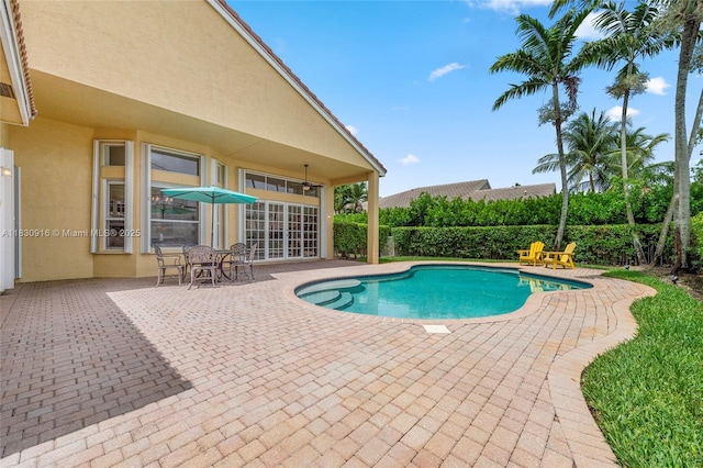 19442 SW 39th St, Miramar, FL 33029 - view of swimming pool featuring a patio area