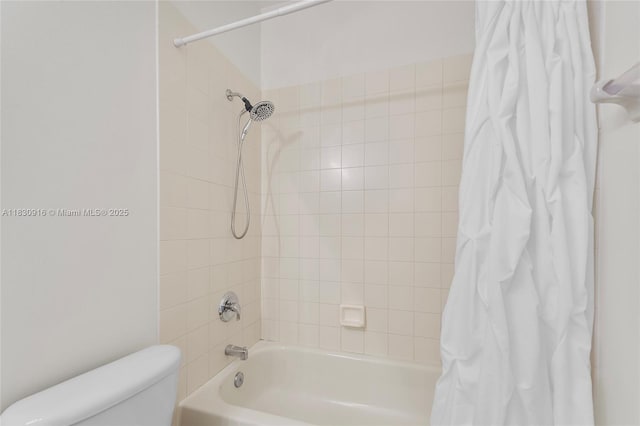 19442 SW 39th St, Miramar, FL 33029 - bathroom with shower / tub combo with curtain and toilet