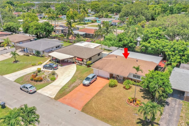 2201 N 57th Ter, Hollywood, FL 33021 - aerial perspective of suburban area