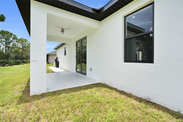2505 40th, Lehigh Acres, FL 33976 - view of patio with a ceiling fan