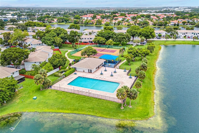 10527 NW 6th St, Pembroke Pines, FL 33026 - aerial perspective of suburban area featuring a nearby body of water