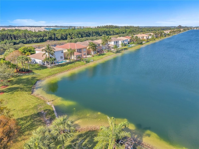 5342 SW 173rd Ave, Miramar, FL 33029 - aerial perspective of suburban area with a large body of water