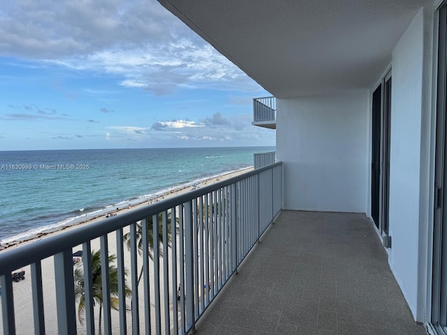 400 N Surf Rd Unit 804, Hollywood, FL 33019 - balcony with view of water and beach