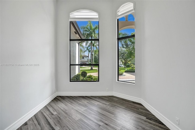 11056 Blackhawk Blvd, Davie, FL 33328 - empty room with wood finished floors