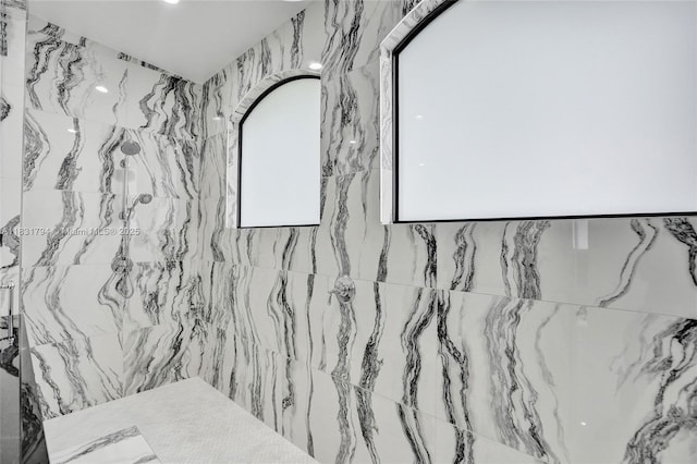 11056 Blackhawk Blvd, Davie, FL 33328 - full bathroom with a marble finish shower