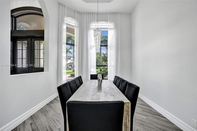 11056 Blackhawk Blvd, Davie, FL 33328 - dining space with wood finished floors and baseboards