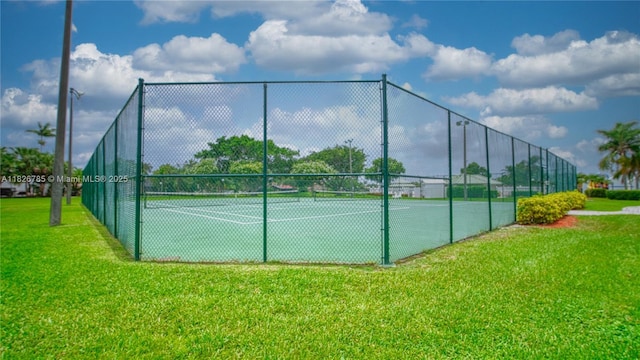 11101 SW 15th Mnr, Davie, FL 33324 - view of tennis court