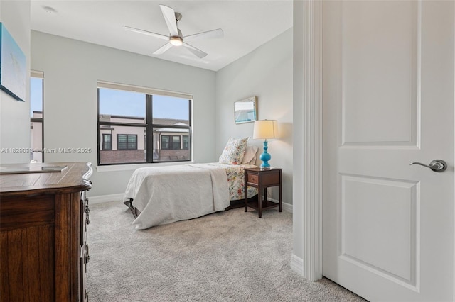 8367 NW 7th Pl Unit 0, Plantation, FL 33324 - bedroom with carpet floors and a ceiling fan