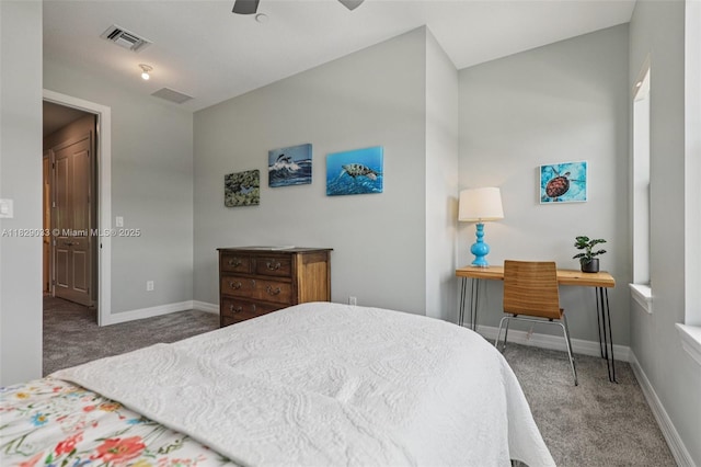 8367 NW 7th Pl Unit 0, Plantation, FL 33324 - bedroom with carpet floors and a ceiling fan