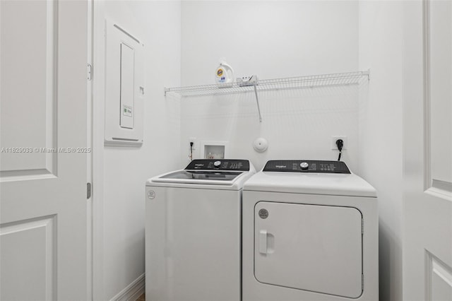 8367 NW 7th Pl Unit 0, Plantation, FL 33324 - washroom featuring washer and dryer and electric panel