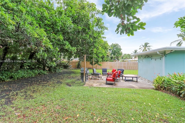 1884 Juno Rd, North Palm Beach, FL 33408 - view of yard with a patio area