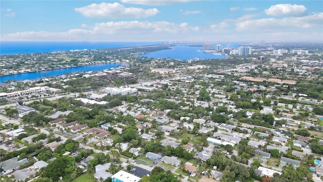 1884 Juno Rd, North Palm Beach, FL 33408 - aerial overview of property's location featuring a nearby body of water and nearby urban area