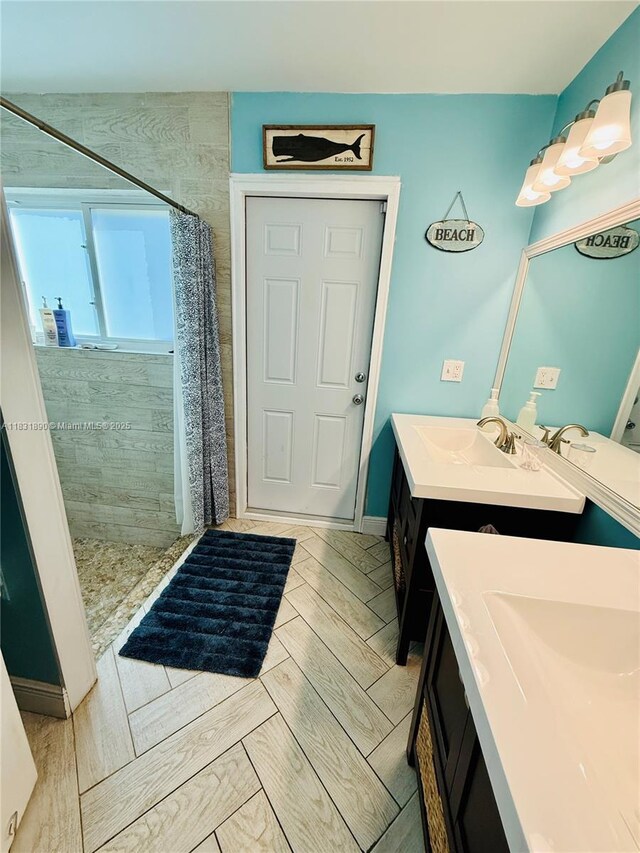 2980 SW 82nd Way, Davie, FL 33328 - bathroom with vanity and a tile shower