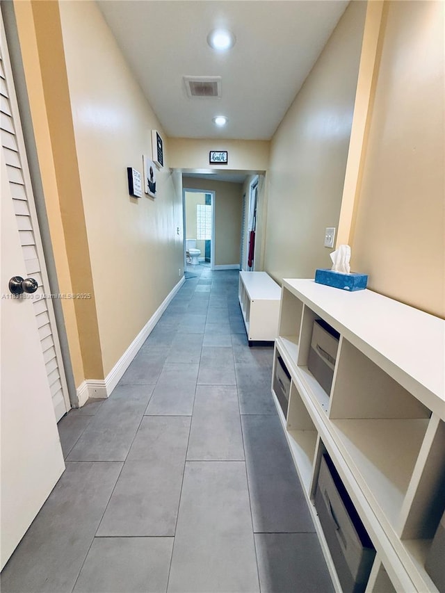 2980 SW 82nd Way, Davie, FL 33328 - hallway with recessed lighting and light tile patterned flooring