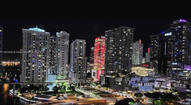90 SW 3rd St Unit 2214, Miami, FL 33130 - view of city with a view of city lights