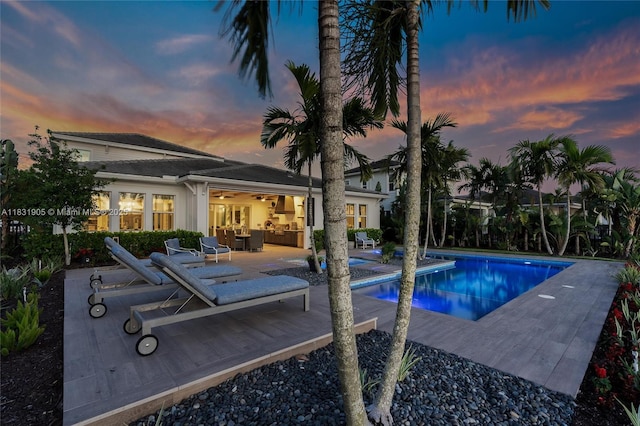9369 Crestview Cir, Palm Beach Gardens, FL 33412 - outdoor pool featuring a patio