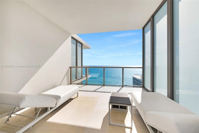 9703 Collins Ave Unit Ph-12, Bal Harbour, FL 33154 - balcony with a water view