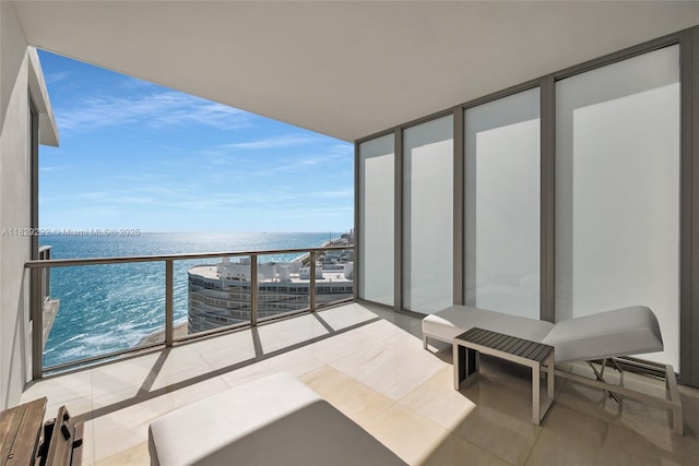 9703 Collins Ave Unit Ph-12, Bal Harbour, FL 33154 - balcony with a water view