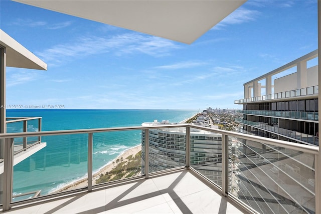 9703 Collins Ave Unit Ph-12, Bal Harbour, FL 33154 - balcony with a water view