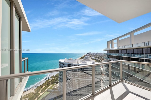 9703 Collins Ave Unit Ph-12, Bal Harbour, FL 33154 - balcony with a water view