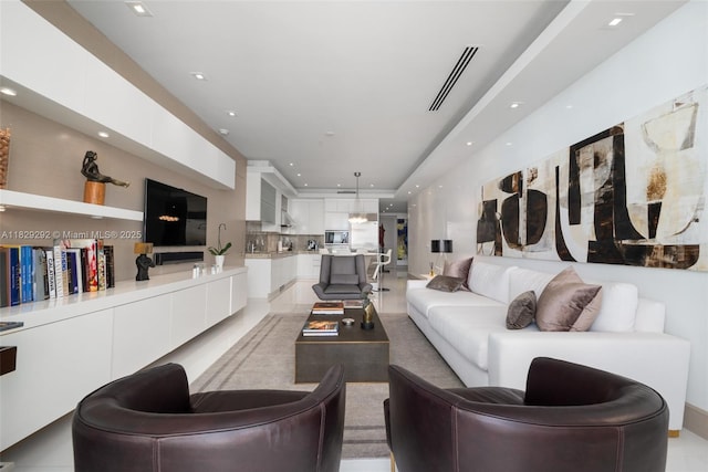 9703 Collins Ave Unit Ph-12, Bal Harbour, FL 33154 - living room with recessed lighting