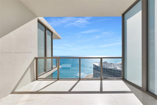 9703 Collins Ave Unit Ph-12, Bal Harbour, FL 33154 - balcony featuring a water view