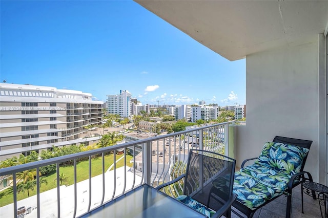 10350 W Bay Harbor Dr Unit 8F, Bay Harbor Islands, FL 33154 - balcony featuring a city view