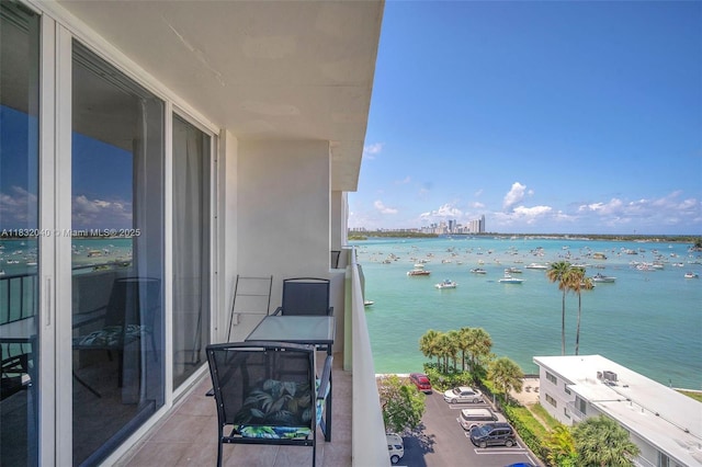 10350 W Bay Harbor Dr Unit 8F, Bay Harbor Islands, FL 33154 - balcony with a water view