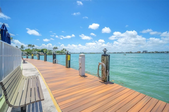 10350 W Bay Harbor Dr Unit 8F, Bay Harbor Islands, FL 33154 - dock with a water view