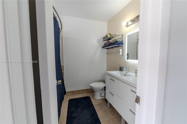 13250 SW 29th Ter, Miami, FL 33175 - bathroom featuring tile patterned floors and vanity