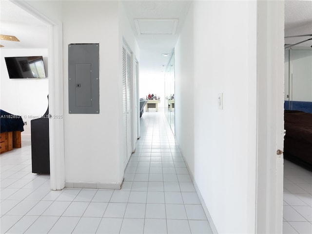 13250 SW 29th Ter, Miami, FL 33175 - hallway featuring electric panel and light tile patterned floors