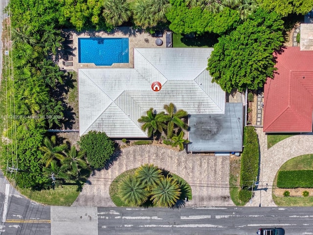 3210 Dover Rd, Pompano Beach, FL 33062 - drone / aerial view of a pool
