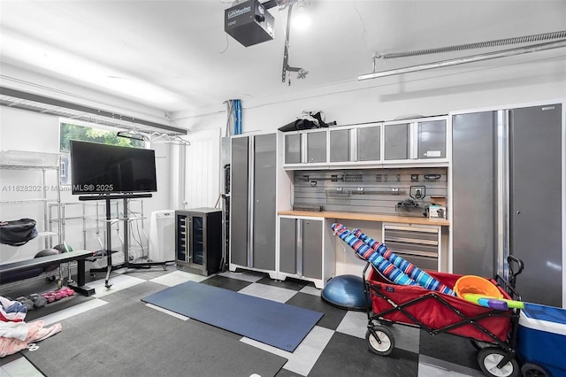 3210 Dover Rd, Pompano Beach, FL 33062 - exercise room featuring tile patterned floors