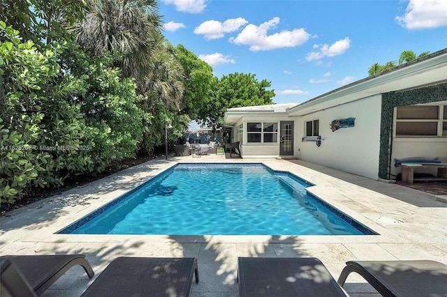 3210 Dover Rd, Pompano Beach, FL 33062 - outdoor pool with a patio area