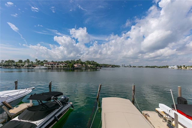 6770 Indian Creek Dr Unit 7A, Miami Beach, FL 33141 - dock featuring a water view